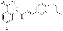 CAS#: 99754-06-0, 2-(4-Amylcinnamoyl)Amino-4-Chlorobenzoic Acid