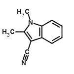 CAS#: 99764-73-5, 1,2-Dimethyl-1H-indole-3-carbonitrile
