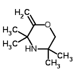 CAS#: 99777-12-5, 3,3,5,5-Tetramethyl-2-methylenemorpholine