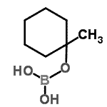 CAS 登录号：99811-52-6， (1-甲基环己氧基)硼酸