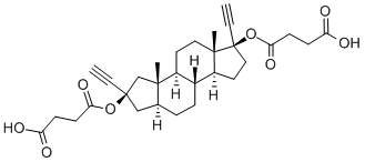 CAS#: 99814-12-7, (2beta,5alpha,17alpha)-2-Ethynyl-A-Norpregn-20-Yne-2,17-Diol Bis(Hydrogen Butanedioate)