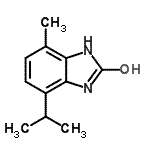 CAS#: 99840-60-5, 4-Isopropyl-7-methyl-1H-benzimidazol-2-ol