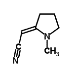 CAS#: 99875-42-0, (2Z)-(1-Methyl-2-pyrrolidinylidene)acetonitrile