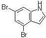 CAS#: 99910-50-6, 4,6-Dibromo-1H-indole