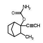 CAS 登录号：99985-77-0， 2-乙炔基-3-甲基双环[2.2.1]庚-2-基氨基甲酸酯