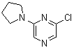 structure of CAS# 1000339-30-9, 2-氯-6-(吡咯烷-1-基)吡嗪