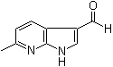 structure of CAS# 1000340-26-0, 6-甲基-1H-吡咯并[2,3-b]吡啶-3-甲醛