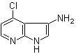 structure of CAS# 1000340-38-4, 4-氯-1H-吡咯并[2,3-b]吡啶-3-胺
