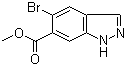 CAS 登录号：1000342-30-2, 5-溴-1H-吲唑-6-羧酸甲酯