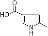 structure of CAS# 100047-52-7, 5-甲基-1H-吡咯-3-羧酸
