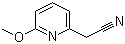 structure of CAS# 1000512-48-0, 6-甲氧基吡啶-2-乙腈
