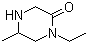 structure of CAS# 1000577-11-6, 1-乙基-5-甲基-2-哌嗪酮