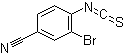 structure of CAS# 1000577-91-2, 3-溴-4-异硫氰酸基苯甲腈
