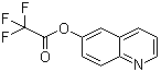 structure of CAS# 1000775-18-7, 2,2,2-Trifluoroacetic acid 6-quinolinyl ester