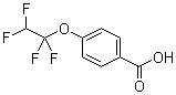 structure of CAS# 10009-25-3, 4-(1,1,2,2-四氟乙氧基)苯甲酸