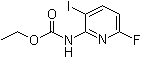 structure of CAS# 1001070-26-3, N-(6-氟-3-碘-2-吡啶基)氨基甲酸乙酯