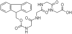 structure of CAS# 1001202-16-9, N-[(9H-芴-9-基甲氧基)羰基]甘氨酰甘氨酰甘氨酰甘氨酸