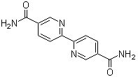 structure of CAS# 100137-02-8, 4,4'-二氨基甲酰基-2,2'-联吡啶