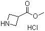 structure of CAS# 100202-39-9, 氮杂环丁烷-3-甲酸甲酯盐酸盐