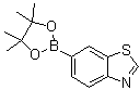 structure of CAS# 1002309-47-8, 苯并噻唑-6-硼酸频哪醇酯