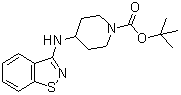CAS # 1002355-72-7, 4-(1,2-Benzisothiazol-3-ylamino)-1-piperidinecarboxylic acid 1,1-dimethylethyl ester