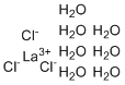 Lanthanum trichloride heptahydrate molecular structure (CAS 10025-84-0)