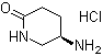 structure of CAS# 1003021-01-9, (R)-5-氨基哌啶-2-酮盐酸盐
