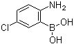 structure of CAS# 1003042-41-8, 2-氨基-5-氯苯硼酸
