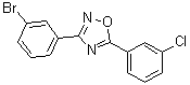 CAS # 1003221-15-5, 3-(3-Bromophenyl)-5-(3-chlorophenyl)-1,2,4-oxadiazole