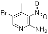 CAS # 100367-40-6, 2-Amino-5-bromo-4-methyl-3-nitropyridine, 2-Amino-5-bromo-3-nitro-4-picoline