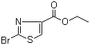 2-溴噻唑-4-甲酸乙酯分子结构 (CAS 100367-77-9)