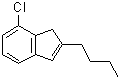 2-Butyl-7-chloro-1H-indene molecular structure (CAS 1003709-15-6)