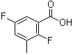 structure of CAS# 1003710-01-7, 2,5-二氟-3-甲基苯甲酸