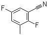 structure of CAS# 1003712-20-6, 2,5-二氟-3-甲基苯甲腈