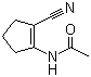 CAS # 100377-16-0, N-(2-Cyano-1-cyclopenten-1-yl)-acetamide