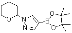 structure of CAS# 1003846-21-6, 1-(2-四氢吡喃基)-1H-吡唑-4-硼酸频哪醇酯