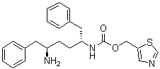 CAS 登录号：1004316-18-0, N-[(1R,4R)-4-氨基-5-苯基-1-(苄基)戊基]氨基甲酸 5-噻唑基甲基酯