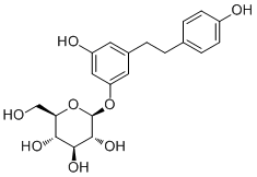 CAS # 100432-87-9, Dihydroresveratrol 3-O-glucoside, beta-D-Glucopyranoside 3-hydroxy-5-[2-(4-hydroxyphenyl)ethyl]phenyl