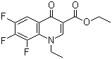 structure of CAS# 100501-62-0, 1-乙基-6,7,8-三氟-1,4-二氢-4-氧代-3-喹啉甲酸乙酯