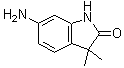 structure of CAS# 100510-65-4, 6-氨基-1,2-二氢-3,3-二甲基-2-氧代-3H-吲哚