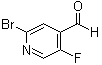 structure of CAS# 1005291-43-9, 2-Bromo-5-fluoroisonicotinaldehyde