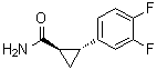 structure of CAS# 1006376-62-0, (1R,2R)-2-(3,4-二氟苯基)环丙烷甲酰胺