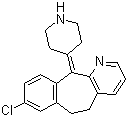 structure of CAS# 100643-71-8, Desloratadine