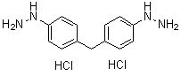 structure of CAS# 100829-65-0, 1-[4-(4-肼基苄基)苯基]肼二盐酸盐