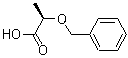 (R)-(+)-2-苄氧基丙酸分子结构 (CAS 100836-85-9)