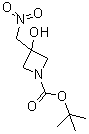 structure of CAS# 1008526-70-2, 3-羟基-3-(硝基甲基)吖丁啶-1-羧酸叔丁酯