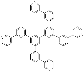 CAS # 1009033-94-6, 3,5,3',5'-Tetra(3-pyrid-3-ylphenyl)[1,1']biphenyl, 3,5,3',5'-Tetra(3-pyrid-3-ylphenyl)-(1,1')-biphenyl