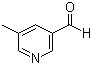 structure of CAS# 100910-66-5, 5-甲基吡啶-3-甲醛