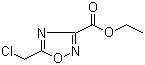 5-Chloromethyl-[1,2,4]oxadiazole-3-carboxylic acid ethyl ester molecular structure (CAS 1009620-97-6)