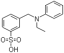 structure of CAS# 101-11-1, N-Ethyl-N-benzylaniline-3'-sulfonic acid